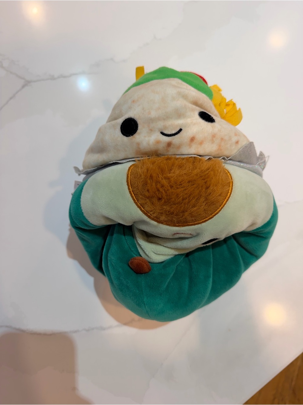Squishmallows flip a mallow taco and avocado stuffie
